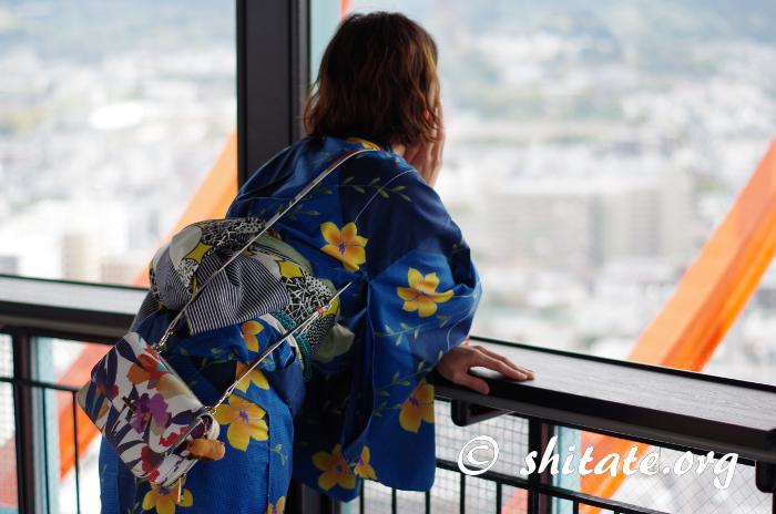 京都タワーから見下ろす風景