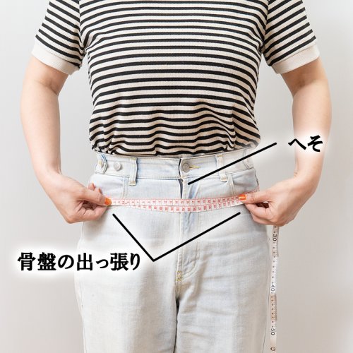 作り帯のサイズの測り方